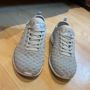 APL women’s tech loom sneakers (worn once)